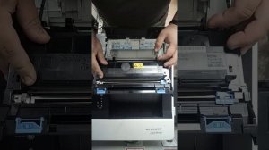 Kyocera dk1150 удаление черной вертикальной полосы