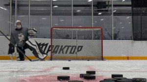 Упражнения для хоккейного вратаря. Блокировка