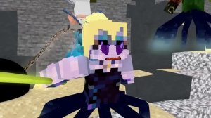 Beautiful and Powerful Mermaid and their Daughter from Train Eater : Minecraft Animation