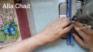 Мастер Класс. Сумка с Вышивкой лентами в технике пэчворк. Alla Chait 5.11 2023
