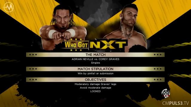 WWE 2K15 Who Got NXT - Adrian Neville - FULL Gameplay Walkthrough смотреть онлайн