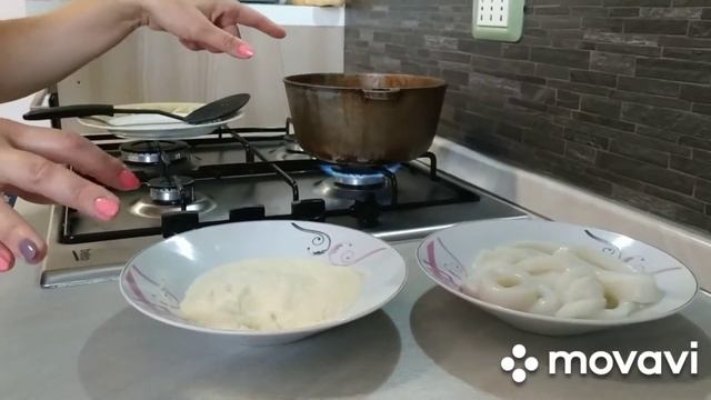 Кольца кальмара в панировке(рецепт)