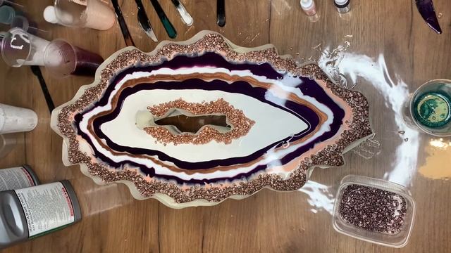 Жеода resinart / эпоксидная смола. Geode