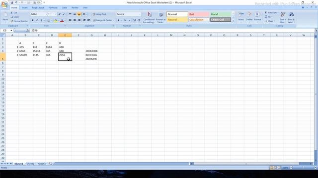 Lecture 2 MS EXCEL (Online Computer Course) || Formula inserting in EXCEL