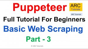 Урок №3 Puppeteer| Основы веб-скрейпинга