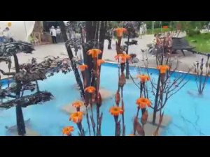 Авторские фонтаны Alexander Rose на Moscow Flower Show 2017