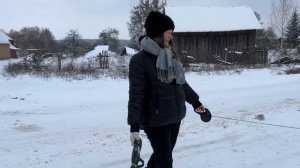 ПЕРВАЯ КНОПКА И ПЕРВОЕ КАТАНИЕ НА САНКАХ. НИКА ЛАЙФ