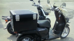 Honda Benly-110 и Yamaha Gear-2 ГРУЗОВИКИ.
