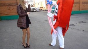 Поздравление от ростовой куклы сердце! Кемерово