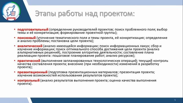 Вебинар «Индивидуальный итоговый проект школьника: технология сопровождения» смотреть онлайн
