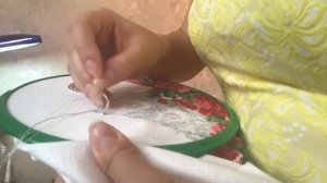 22. Вышиваю двусторонней иглой/ как приручить металлик от Gamma