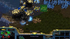 StarCraft: Brood War - 1 Protoss vs 7 Protoss (vs 7 computers ) Map: Big Game Hunters