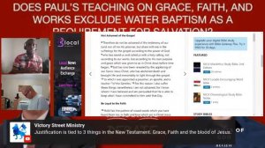 DEBATE REVIEW: Does Paul's Teachings on Salvation exclude Water Baptism (AK Richardson vs Tanner)