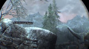 Bear / Dragon battle in Skyrim VR