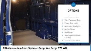 2024 Mercedes-Benz Sprinter Cargo Van Cargo 170 WB Minnetonka Minneapolis Wayzata,MN C1882