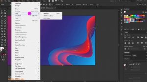 Liquid Color Background With Blend Tool In Adobe Illustrator