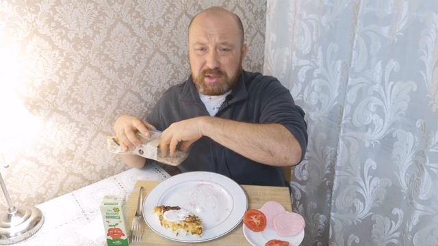 Мукбанг запеканка из творога без муки. АСМР. ASMR. Мукбанг по русски