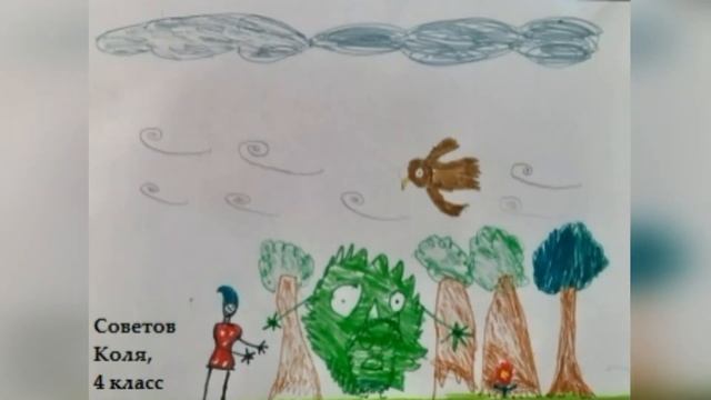 Виртуальная выставка рисунков "Аленький цветочек". смотреть онлайн