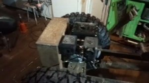 Новые колёса на минитрактор