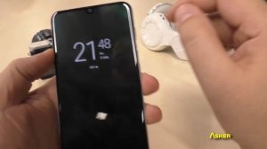 Samsung Galaxy A50. Настройка музыкального виджета. Переключение треков. Asker