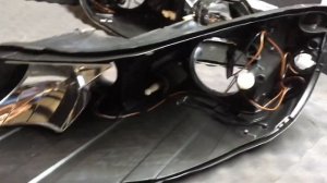 Skoda Octavia a5 - замена линз на диодные Expression