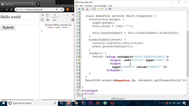 React 7: Forms смотреть онлайн
