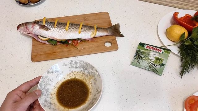 Готовим рыбу Кефаль в духовке очень вкусно смотреть онлайн