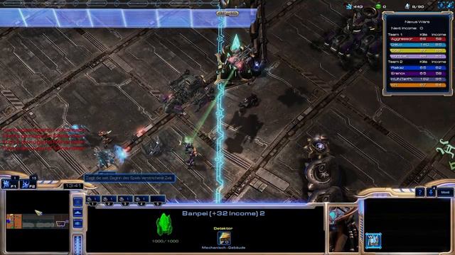 StarCraft 2 HotS - Arcade 53 - Nexus Wars 1.5 - Terraner - Korean Style HD