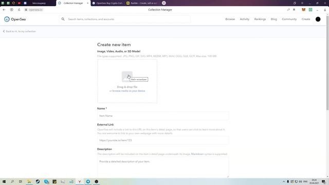 О OPENSEA и RARIBLE | как продавать свои работы | Nft токен | Nft что это ? | Nft проекты