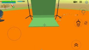 Прошёл челендж "Пол  - это лава" в чикен ган (паркур) Chicken gun.