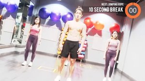 BAKAR 1000 KALORIMU! TABATA WORKOUT with KOREAN TRAINER