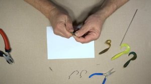 Щадящий ? монтаж силиконовых приманок на офсетный крючек.