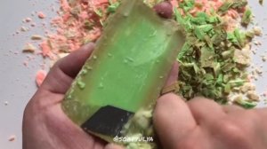 ASMR carving antique soap, very dry old soap/ резка старого сухого мыла