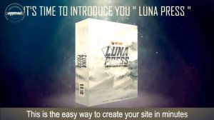 Luna Press WordPress Theme Sales Video Preview - get *BEST* Bonus and Review HERE!