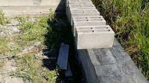 кладем блоки 20х20х40