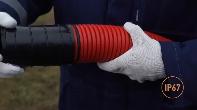 Монтаж гибкой двустенной трубы смотреть онлайн