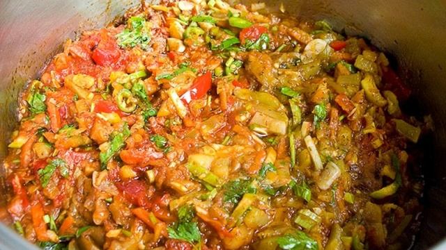 Рагу овощное с болгарским перцем