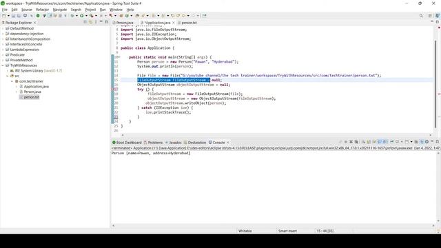 try-with-resources enhancement #java9 #javatutorial #telugu #exceptionhandling || The Tech Trainer смотреть онлайн