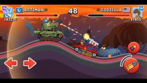 ВСЕ 24 ТАНКА с СИЛОВЫМ ЩИТОМ СРАЖАЮТСЯ в БОЯХ 1 на 1! Игра про Танки - Hills of Steel