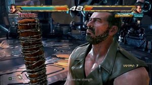 TEKKEN 7 - Negan vs Negan, Negan Kills Negan, Negan Makes Negan Ragequit