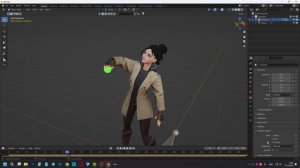 Как прикрепить объект к анимации персонажа в Blender (sketchfab, AutoRig, перенос анимации)