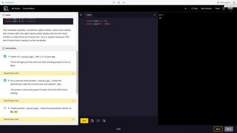 Let's Learn JavaScript with Codecademy