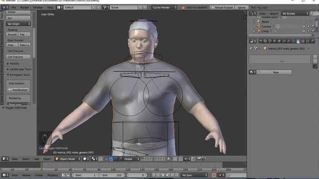 Blender Tutorial: How to make a male t-shirt. 3D cloth / clothing / clothes simulation