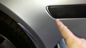 Шкода А5.Как снять молдинг с заднего бампера