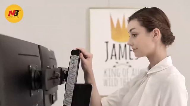 NB ST15-2A INTEGRATED SIT-STAND WORSTATION SUPPORT MONITOR SIZE 19”-27” смотреть онлайн