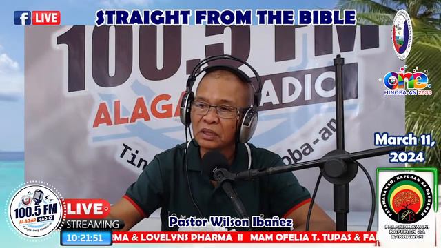 Alagad Radio STRAIGHT FROM THE BIBLE with Pastor Ibanez March 11, 2024. смотреть онлайн