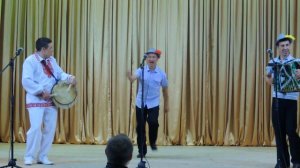 "Морко кундем" ансамбльын  качышт-влак Краснохолмский селаште. Арсентий Ачибаев возен.