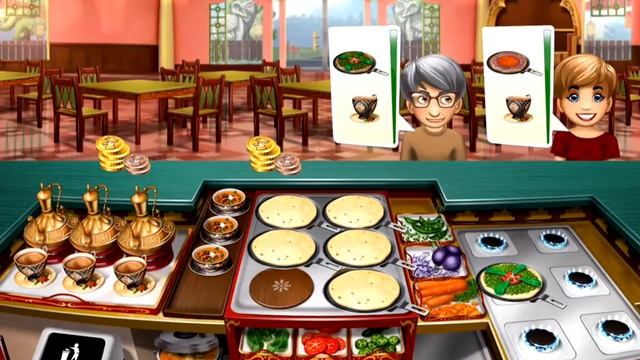 【Cooking Fever】Indian Diner Level 40 (3 stars) смотреть онлайн
