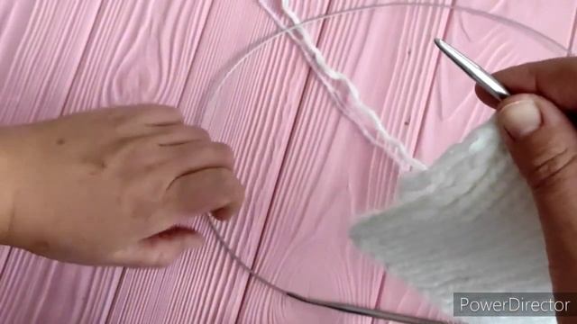 Детская Шапка-ушанка #шапкаспицами #вязание_спицами