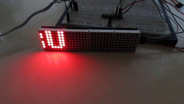 MAX7219 и ATmega328